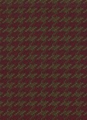 HOUNDSTOOTH BURGUNDY D2130